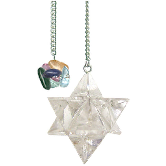 Pendulum Merkaba Quartz Crystal