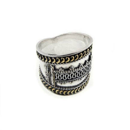 One Point Six GHZ Design Wide Band Ring (Size 14)