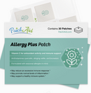 Allergy Plus Vitamin Patch - Natural Allergy Relief (Pack of 30 patches!)
