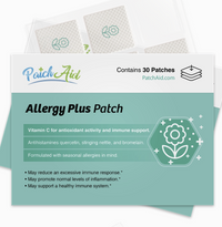 Allergy Plus Vitamin Patch - Natural Allergy Relief (Pack of 30 patches!)