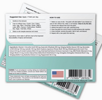 Allergy Plus Vitamin Patch - Natural Allergy Relief (Pack of 30 patches!)