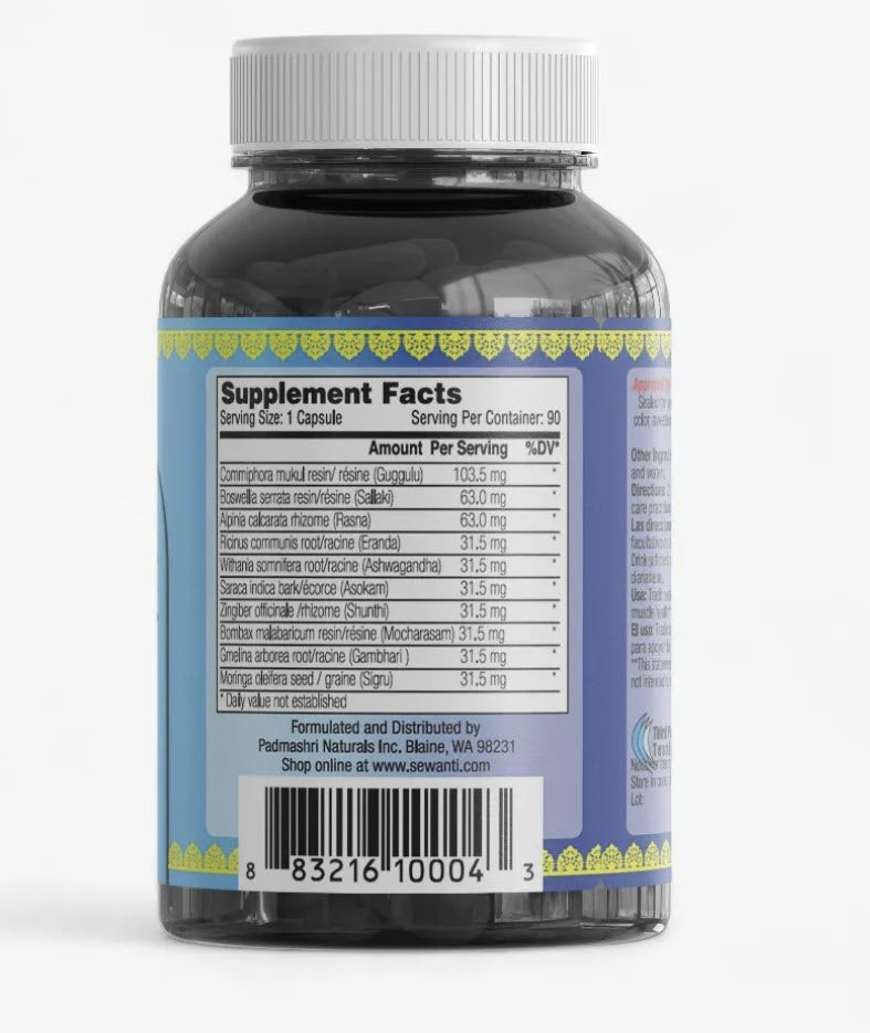 Joint Flex Capsules (Ayurvedic Herbal Medicine Blend)