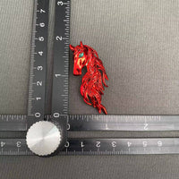 Year of the Fire Horse! Rhinestone Horse Brooch