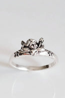 Sterling Silver Guardian Angel Ring (Size 9)