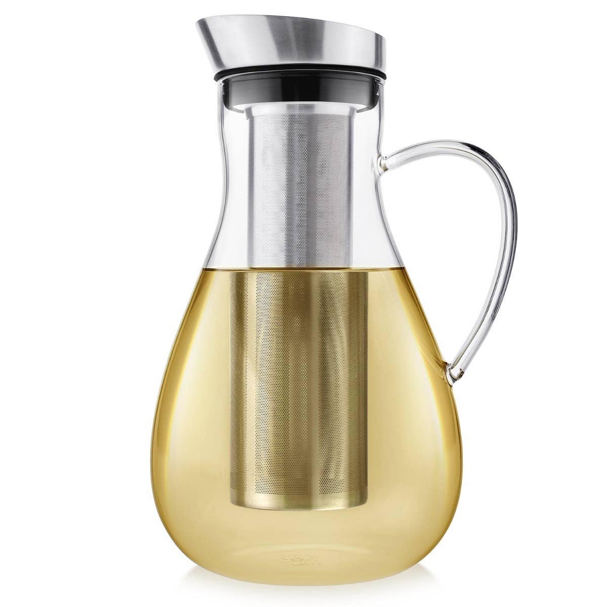 Glass Tea Pitcher with stainless steel infuser