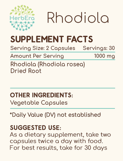Rhodiola Capsules