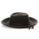 Fedora Hat - Wide Brim Hat, Old West Wyatt Earp style (Size Large)