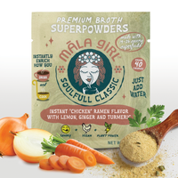 Instant Powder Drink or Broth: Lemon, Ginger and Turmeric