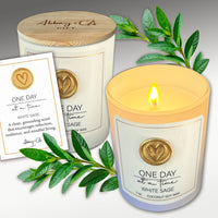 Inspirational Candle, Natural Soy with Wood Lid