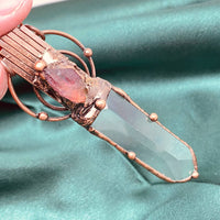 Stone Crystal Pendant Necklace