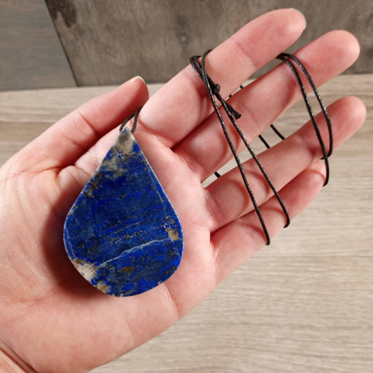 Lapis Lazuli Necklace (Adjustable Cord)
