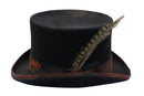 Top Hat - 100% Wool Felt - Distressed Style