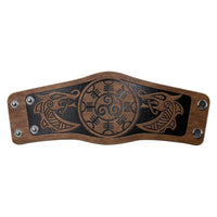 Viking Leather Cuff Bracelet