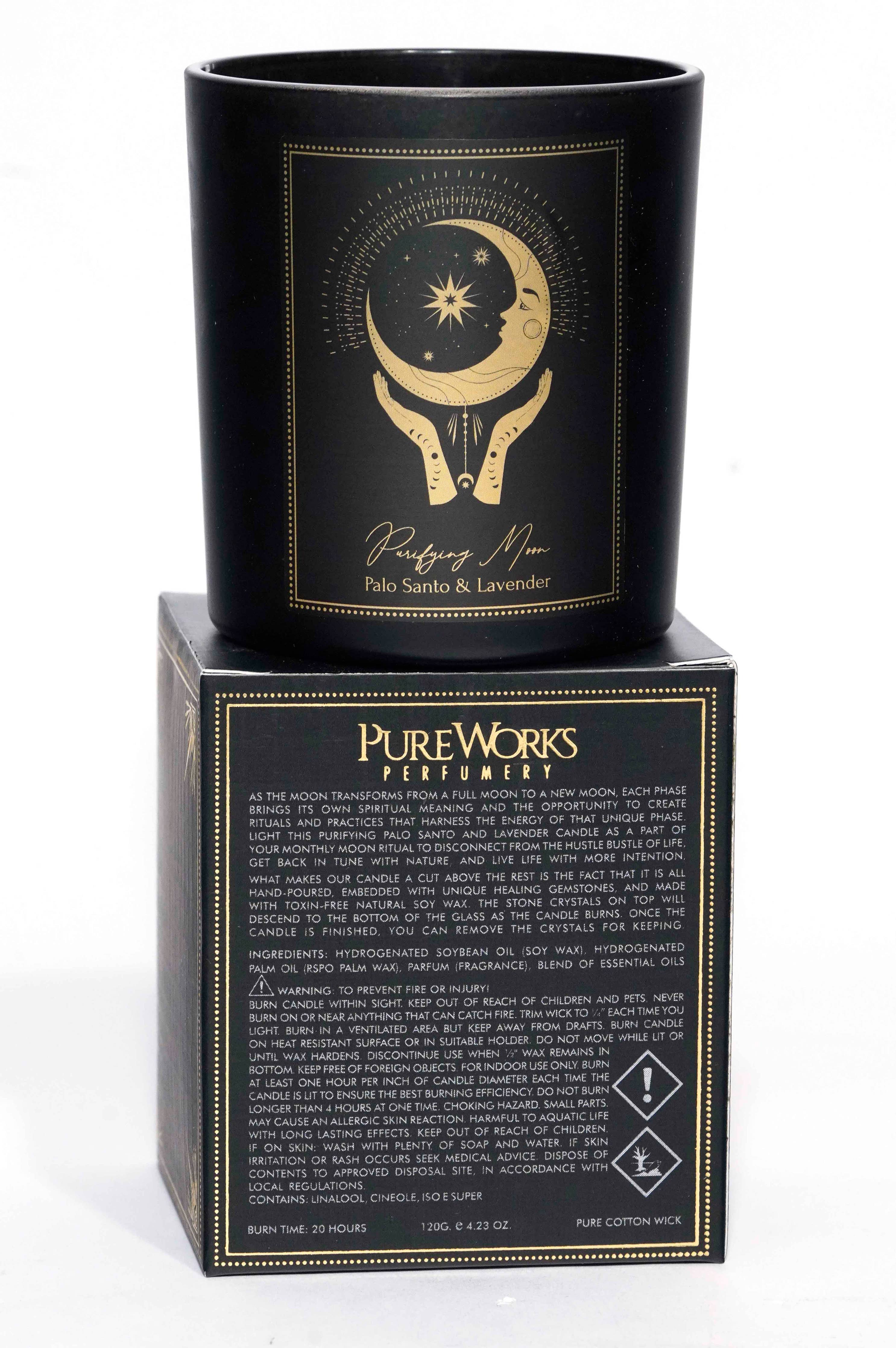 Esoteric Gem Candle - Purifying Moon