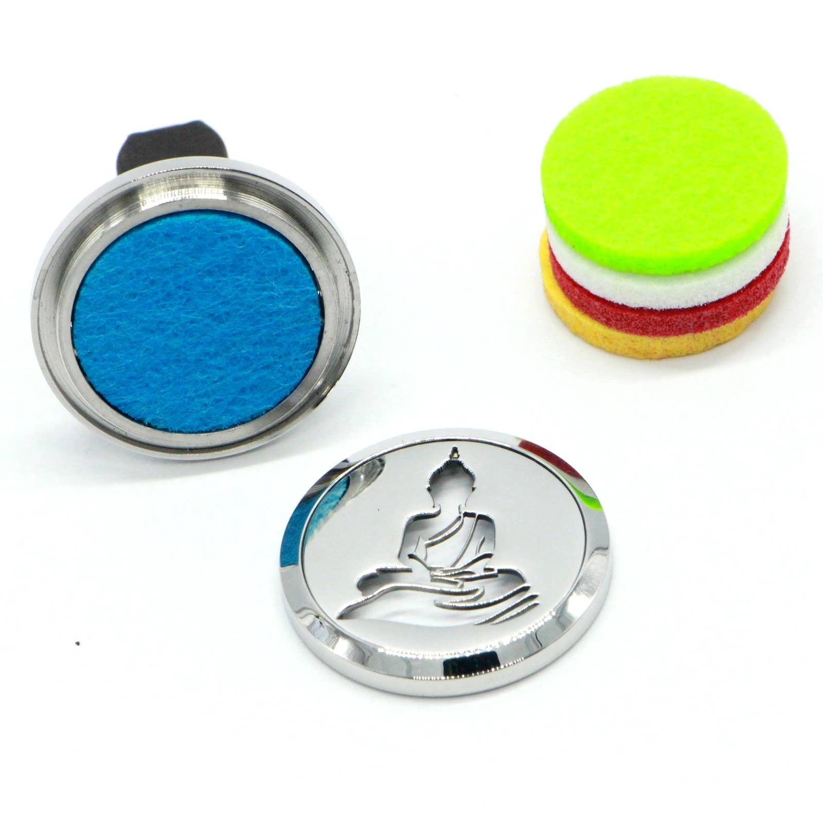 Essential Oil Stainless Steel Diffuser for your car - Buddha Design
