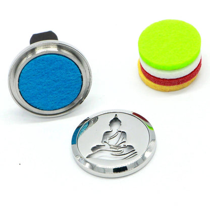 Essential Oil Stainless Steel Diffuser for your car -  Buddha Design