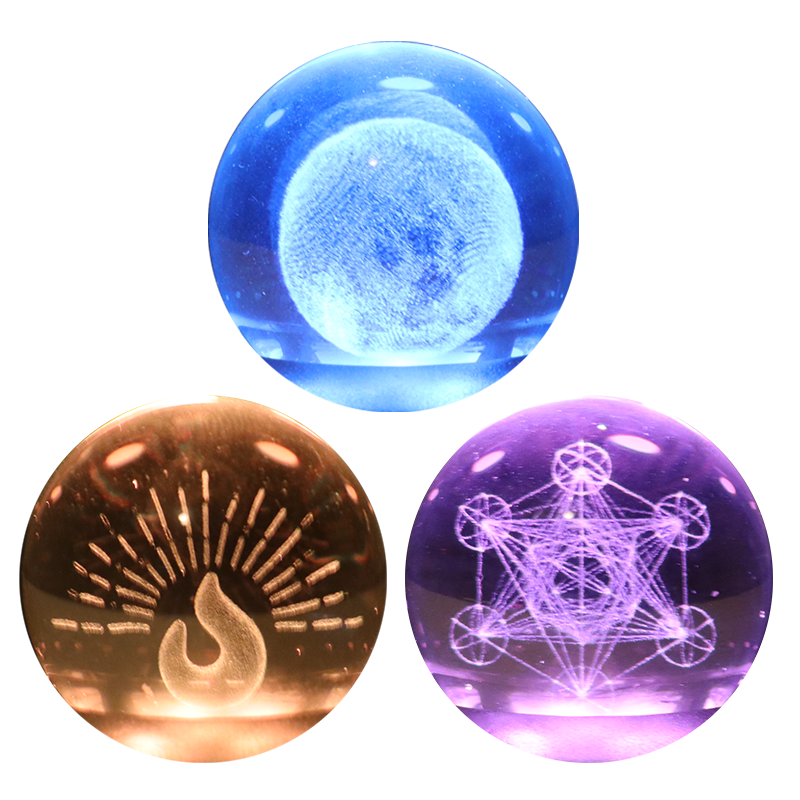 Candyl Oracle Crystal Ball Flame Essential Oil Diffuser