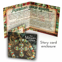 Mayan Cross Cuff Bracelet