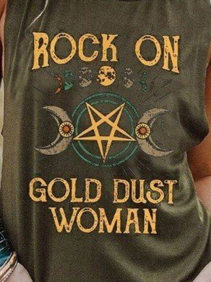 ROCK ON: GOLD DUST WOMAN - Gypsy Sleeveless T-shirt