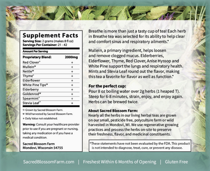 Breathe Tea - Loose Tea Blend (Supports Sinus & Allergy Relief)