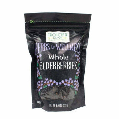 Whole Elderberries, Organic, Dried (8 oz)