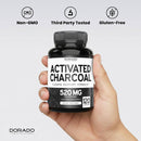 Organic Activated Charcoal Pills From Coconut(120 Capsules)
