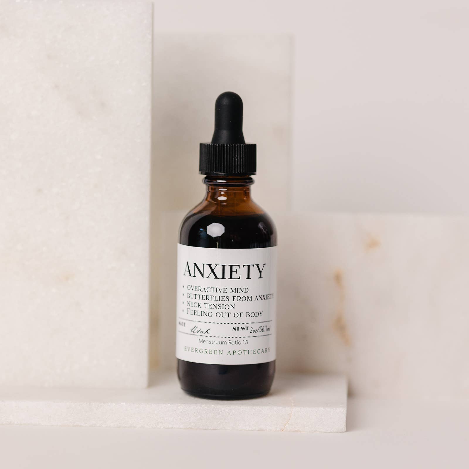 Anxiety Tincture (Vegetable glycerin base) - 2oz