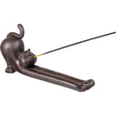 Ceramic Incense Holder - Yoga Cat (Each)