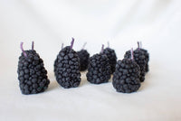 Blackberry Beeswax Candles - Set of 10