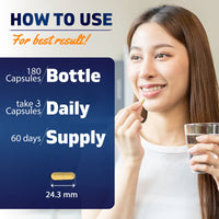 Glucosamine Chondroitin MSM (180 Veggie Capsules)