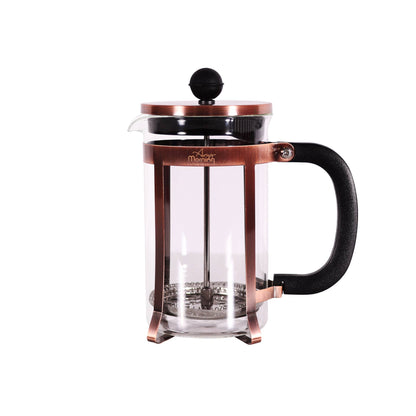 Copper trimmed Tea Maker (20 oz) Stainless Steel