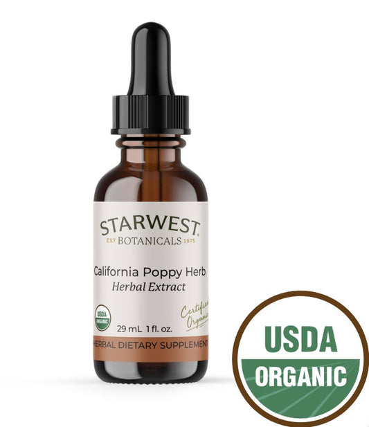 Organic California Poppy Herb Extract
