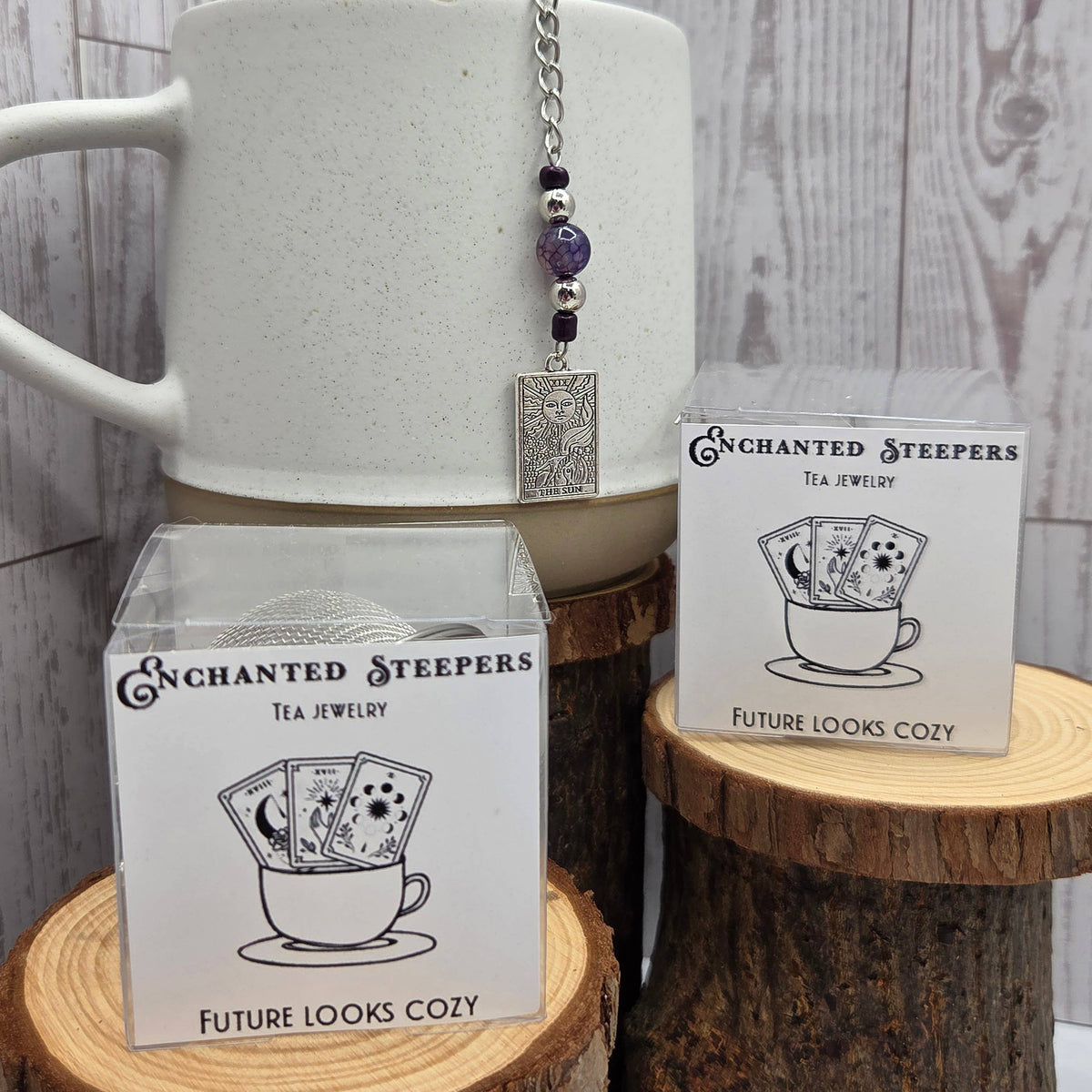 Enchanted Steepers Tea Infuser - Tarot - "Future Looks Cozy"