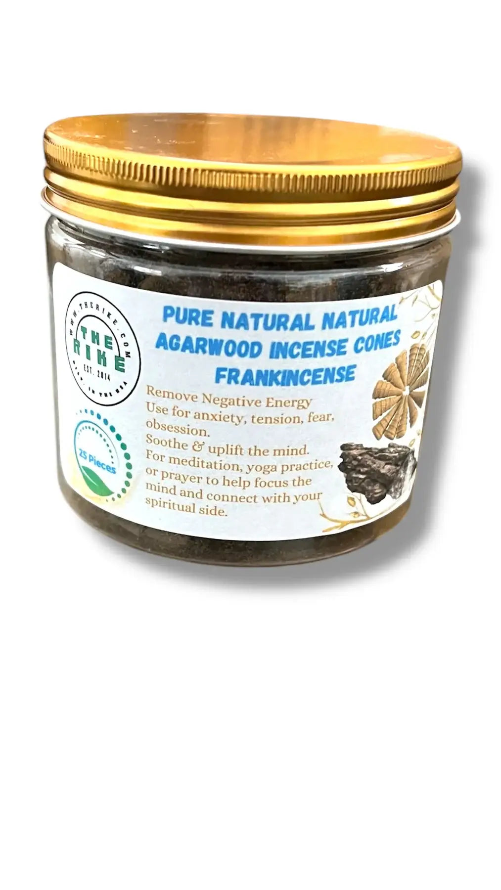 Agarwood Incense Cones (25 Pieces) - Frankincense