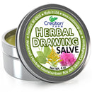Herbal Drawing Salve (For Slivers And Splinters) - 4 oz Glass Jar