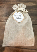 LIFE HAPPENS, TEA HELPS - Herbal Tea Kit - Includes Herbal Teas, Tea Infuser, Honey Stick, & Natural Burlap Gift Bag!