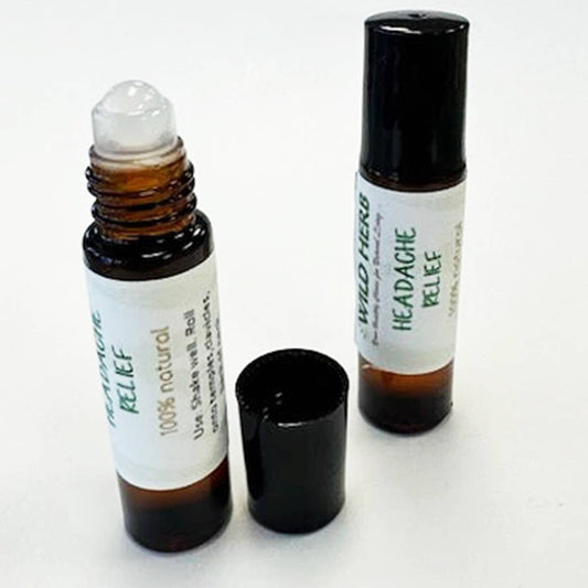 Natural Headache Relief Roller - 100% Pure Essential Oils