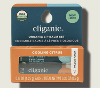 Cooling Citrus Organic Lip Balm (2-pack)