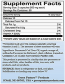 Fermented Cod Liver Oil