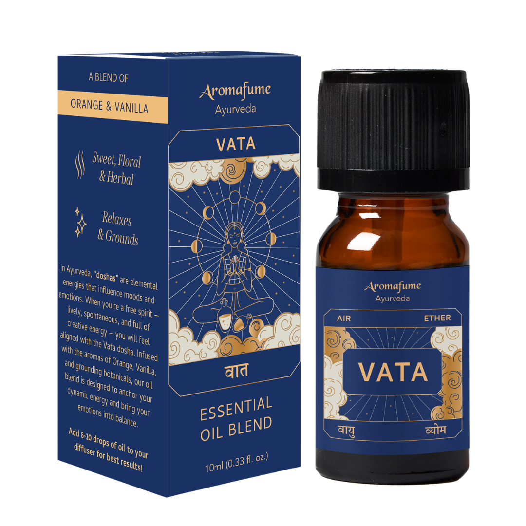 Vata Dosha Ayurvedic Essential Oil Blend | Orange & Vanilla (10 ml)