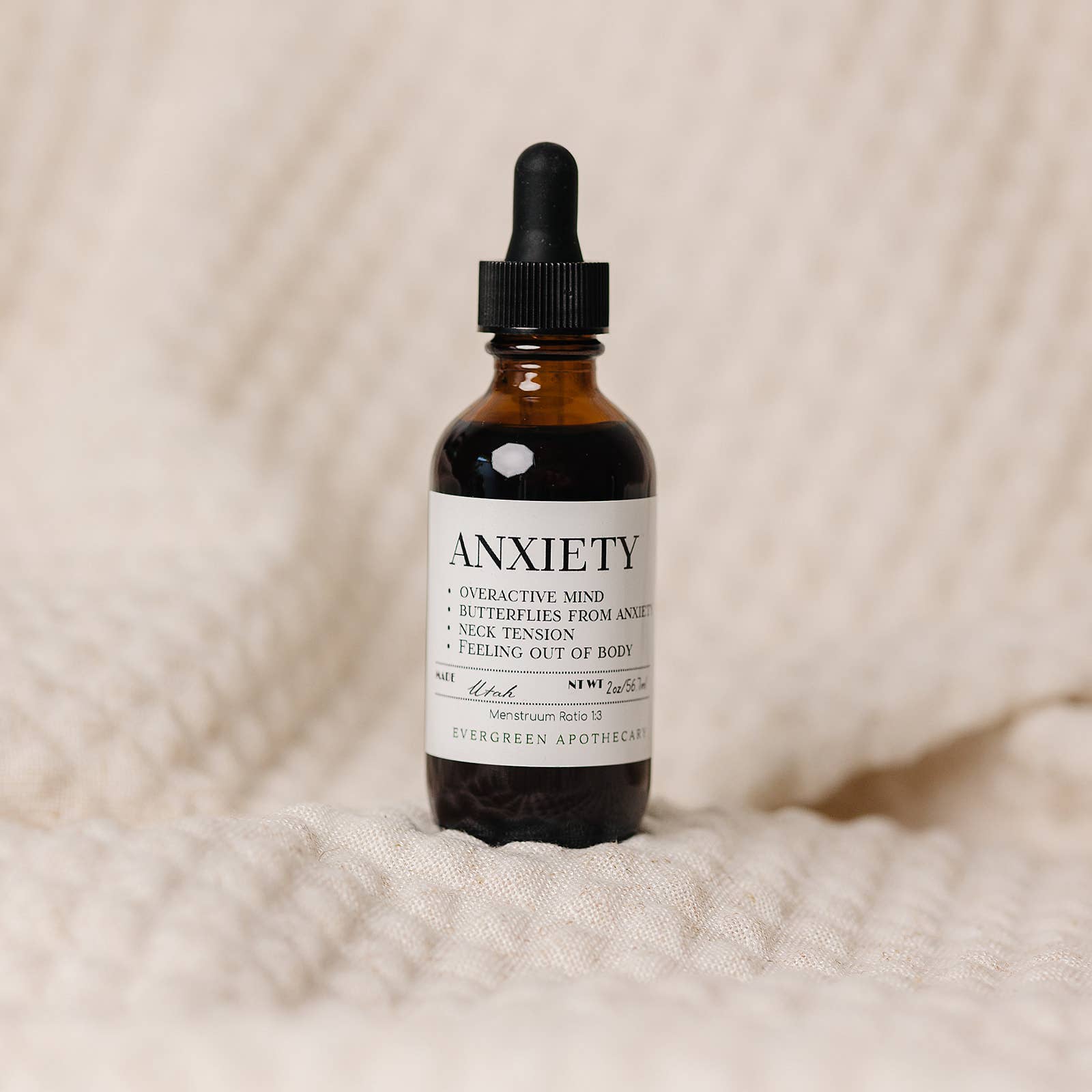 Anxiety Tincture (Vegetable glycerin base) - 2oz