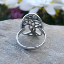 Rooted and Grounded Tree of Life Ring (Sterling Silver) - Size 10