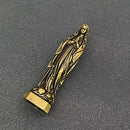 Small Brass Virgin Mary Statue
