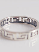 Sterling Silver Aztec Band (Size 7)