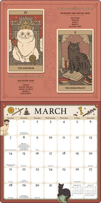 Cats Rule the Earth Tarot 2027 Wall Calendar