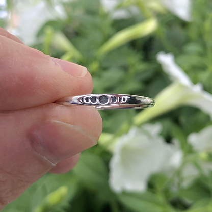 Moon Phase Ring (Size 6)