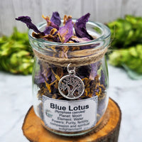 Blue Lotus Apothecary Herb Jar