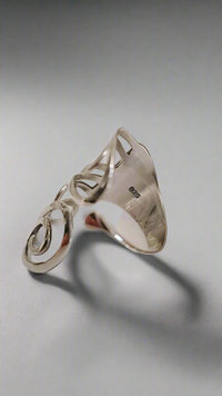 Adjustable Ether Sterling Silver Ring
