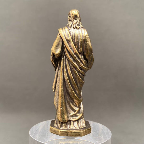 Brass Statue of Jesus (2 inches tall)