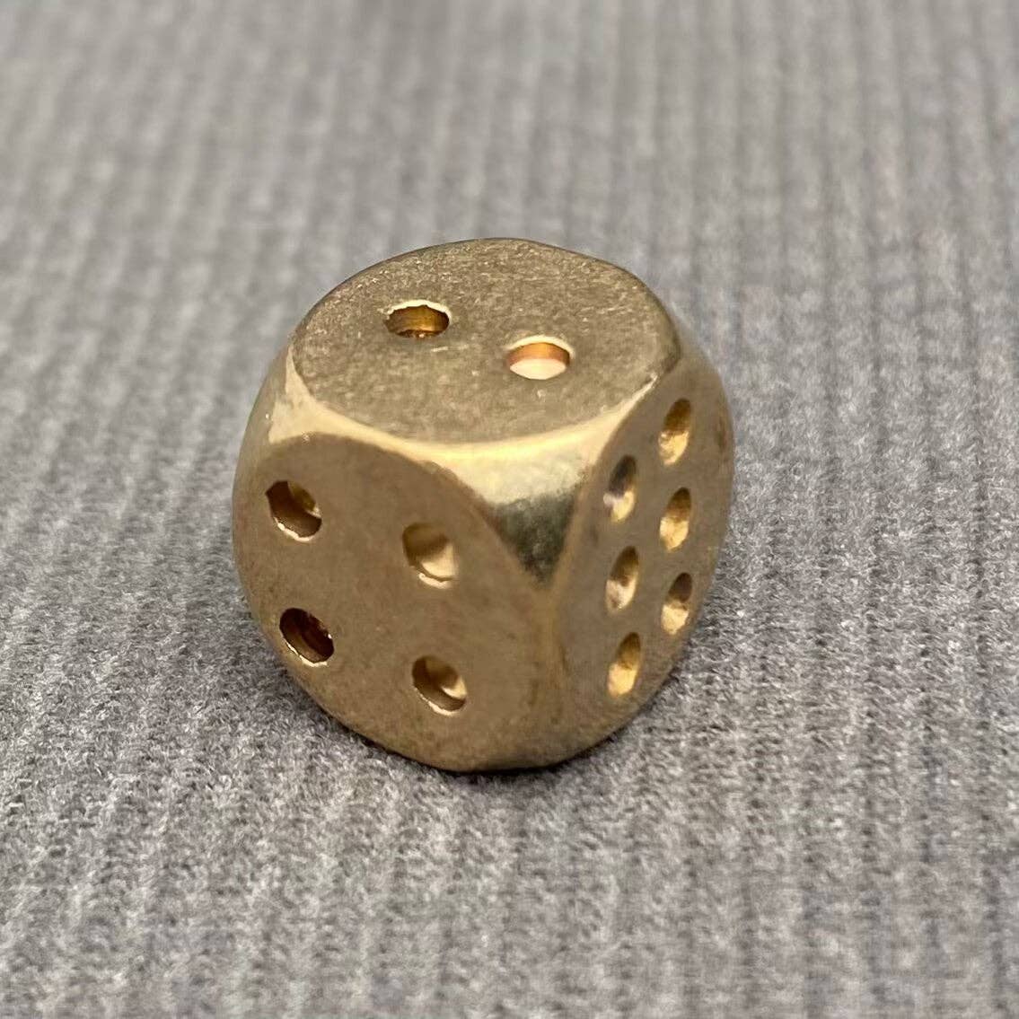 Set of Brass Dice